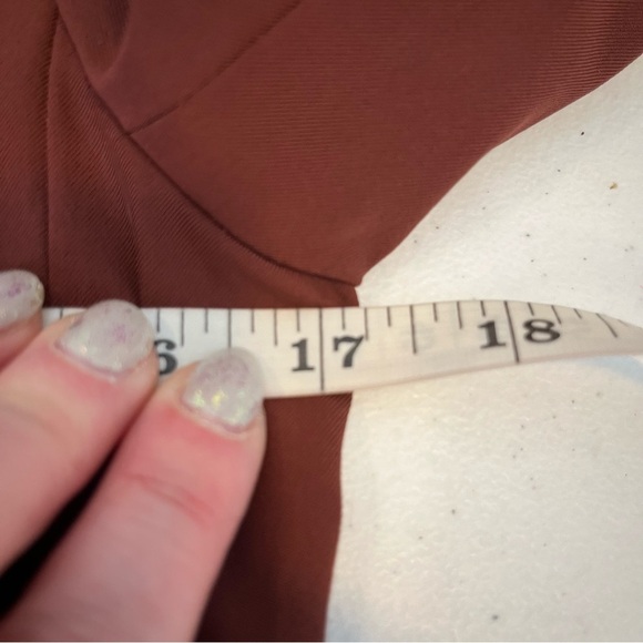 THE ROW Nopman Blazer Jacket Brick Red Maroon Size 4 Single Breasted Workwear - Picture 12 of 16